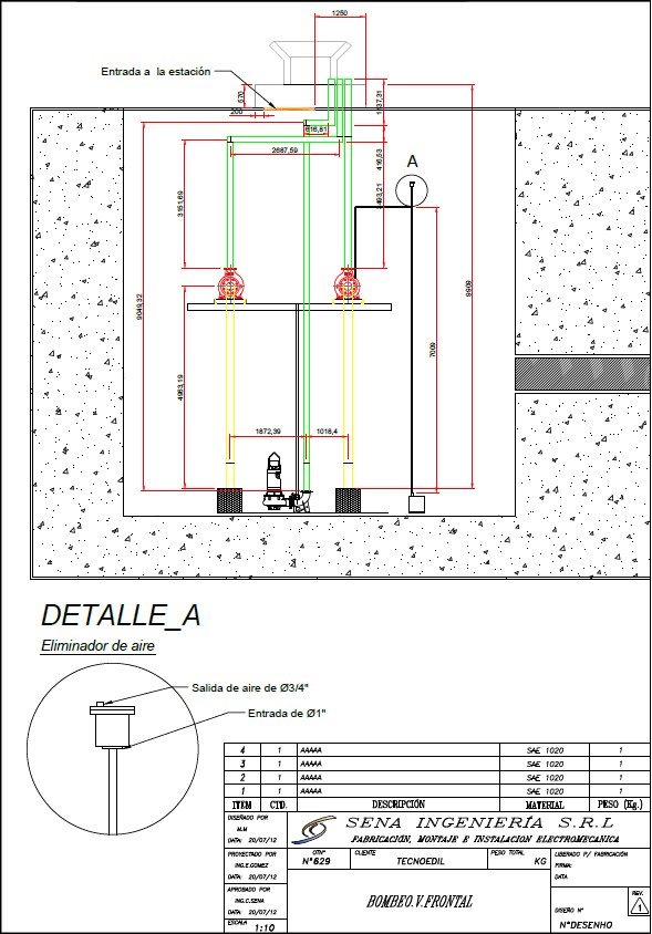 PROVISION Y MONTAJE DEL SISTEMA DE BOMBEO E ILUMINACION DEL TUNEL DESNIVEL BOTANICO SOBRE LA CALLE ITAPUA.